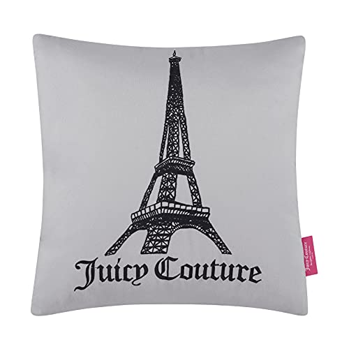  Juicy Couture – Bedding Set | Juicy In Paris Design Bed Sheets| Twin Bedding | 6 Piece Set | 100% Microfiber Polyester | Wrinkle Resistant And Anti Pilling | Pink/Black