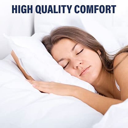  Pillow Protector 2 Pack - Extra Soft Knit - Waterproof Zippered Case (King 2 Pack)