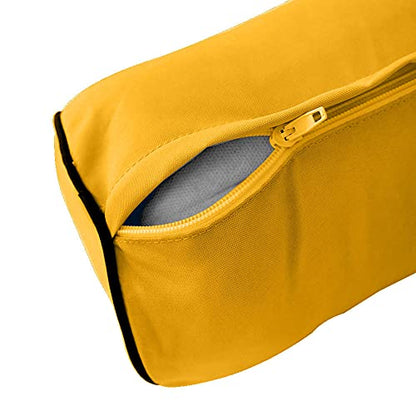  DBM IMPORTS *Cover ONLY*-Style 5 Outdoor Daybed Mattress Bolster Pillow Slipcovers Contrast Pipe Trim Full Size - AD108