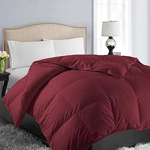  All Season Queen Size Soft Quilted Down Alternative Comforter Reversible Duvet Insert With Corner Tabs,Winter Summer Warm Fluffy,White,88x88 Inches