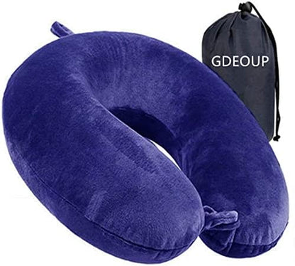  Travel Neck Pillow - Memory Foam Pillow Support Pillow,Luxury Compact & Lightweight Quick Pack For Camping,Sleeping Rest Cushion (Grey)