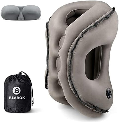  BLABOK Sleep Comfortably During Travel With Our Portable Neck Pillow To Prevent Neck And Shoulder Pain (D3)