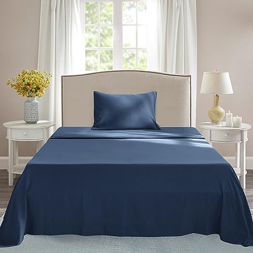  CHUN YI Bed Sheets Queen Size, 4 Piece Sheet Set, Fitted Sheet And Pillowcase Set, Queen Sheets Deep Pocket, Super Soft Breathable Cooling Sheets Hotel Luxury Sheets Easy Care (Grey)