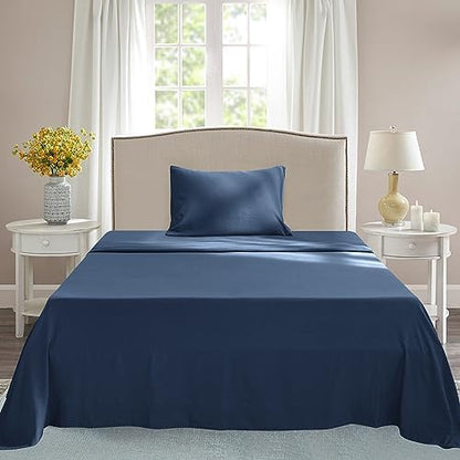  CHUN YI Bed Sheets Queen Size, 4 Piece Sheet Set, Fitted Sheet And Pillowcase Set, Queen Sheets Deep Pocket, Super Soft Breathable Cooling Sheets Hotel Luxury Sheets Easy Care (Grey)