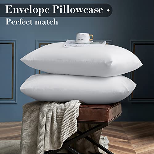  Shilucheng 100% Eucalyptus Sheets Queen Size, Lyocell Sheets Silk Cooling Bed Sheets Set,Silky Soft & Smooth, Breathable Tencel Queen Sheets Deep Pocket - 4PC, White