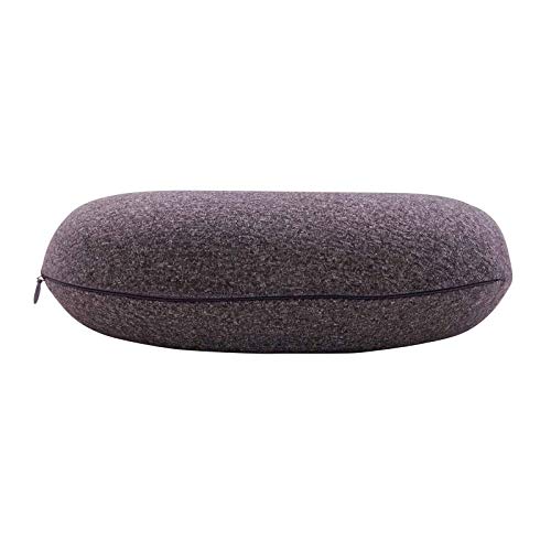  Edelvey Grey Memory Foam Travel Pillow Comfortable U-Shaped Head Neck Support Pillow For Travelling In Airplane Car