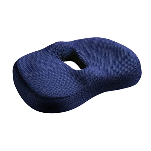  Donut Pillow Hemorrhoid Tailbone Seat Cushion, Memory Foam Breathable Oval Hollow Orthopedic Hemmoroid Pillow Cushion For Office