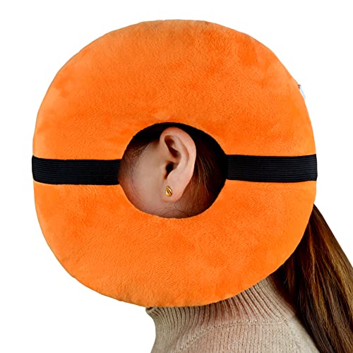  Welsoon Pillow With Ear Hole Piercing Ear Pillow With Headband For Side Sleepers Ear Pain CNH Ear Guard Cushion