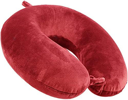  Travel Neck Pillow - Memory Foam Pillow Support Pillow,Luxury Compact & Lightweight Quick Pack For Camping,Sleeping Rest Cushion (Grey)