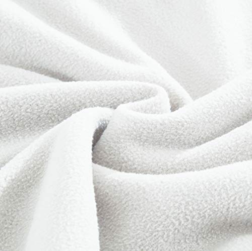  Cozy Fleece Warm And Cozy Microfleece Sheet Set, Ivory, Queen