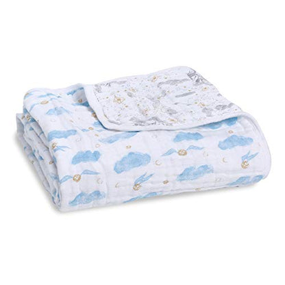  Aden + Anais 100% Organic Cotton Muslin Baby Blanket Crib Bedding For Newborn Baby And Toddler, Nursery Blanket For Boys And Girls, Baby Registry And Shower Gift - Outdoors, Sleepy Forest