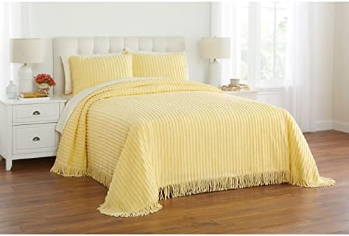  Chenille Bedspread - King, Eggshell