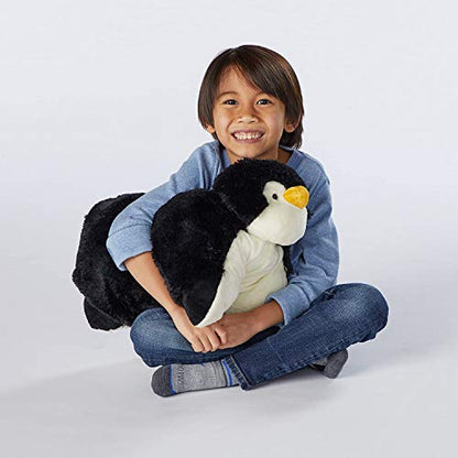  Pillow Pets Originals Stuffed Animal Plush Toy 18", Playful Penguin & Original, Wild Fox, 18" Stuffed Animal Plush Toy