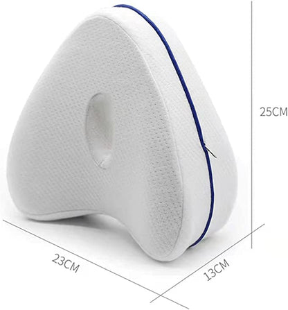  Vertdens Knee Pillow For Side Pillow, Memory Foam Knee Pillow, Suitable For Leg, Back, Knee Pain, Improve Sleep Quality, Side Sleeper Leg Pillow