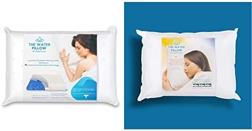  Mediflow Water Pillow: Memory Foam Re-Invented, 1 Pack, White & Quilted Pillow Protector: Get Zippered Protection From Dust And Allergens And Add A Layer Of Luxury And Comfort To Any Pillow