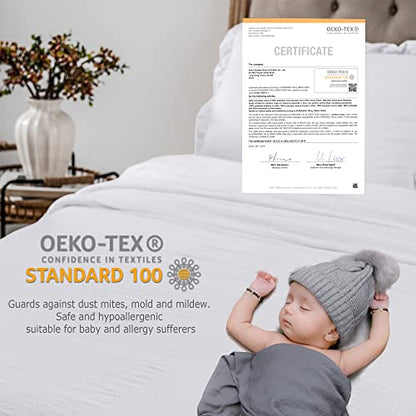  Rustic Ruffle Skirt Bedspread, Hand Made 30" Long Ruffle Skirt Coverlet, Natural Wrinkle Style For Kid, Baby （3 Pcs Set, Queen, White）