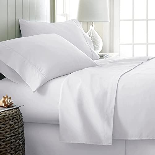  2 Pack Twin Size Premium Waterproof Mattress Protector, Soft Breathable Mattress Pad Cover, Noiseless Waterproof Bed Cover - Stretch To 21" Fitted Deep Pocket Mattress Protection Cover