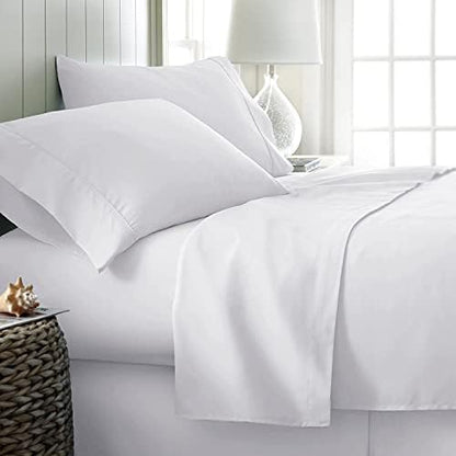  2 Pack Twin Size Premium Waterproof Mattress Protector, Soft Breathable Mattress Pad Cover, Noiseless Waterproof Bed Cover - Stretch To 21" Fitted Deep Pocket Mattress Protection Cover