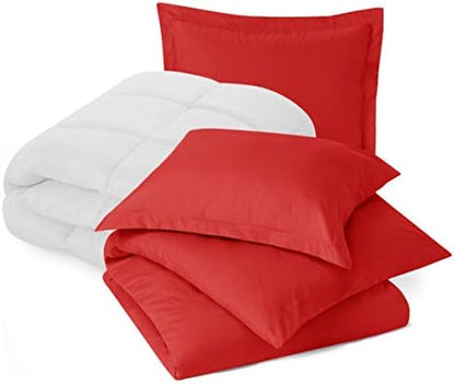  Nestl Bedding Comforter And Duvet Set, Down Alternative Comforter, Microfiber Duvet Set - Comforter Cover And 1 Pillow Sham, Twin - Lavender