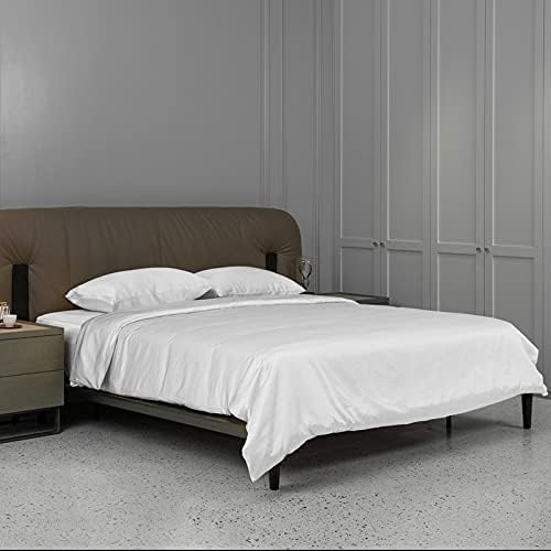  CloverSilk 22 Momme Silk Duvet Cover, 100% Mulberry Silk Comforter Quilt Cover With Zipper Closure, Ultra Soft, Durable, 1pc Duvet Cover Only - King Size, Champagne
