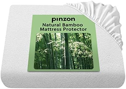 Amazon Brand – Pinzon Premium Mattress Protector Bamboo Viscose Waterproof Breathable Fit Up To 18" - Full XL