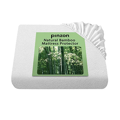  Amazon Brand – Pinzon Premium Mattress Protector Bamboo Viscose Waterproof Breathable Fit Up To 18" - Full XL
