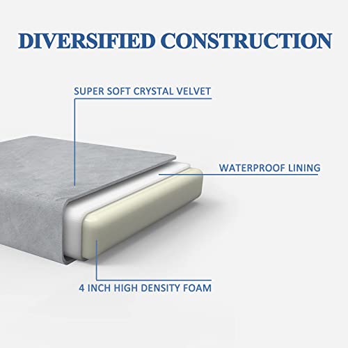  Folding Mattress, 4" Foldable Mattress With Storage Bag Tri Foam Topper Floor Cot Mattress, Guset Bed With Machine Washable Cover And Waterproof Lining, CertiPUR-US Certified 25 X 75 Inch