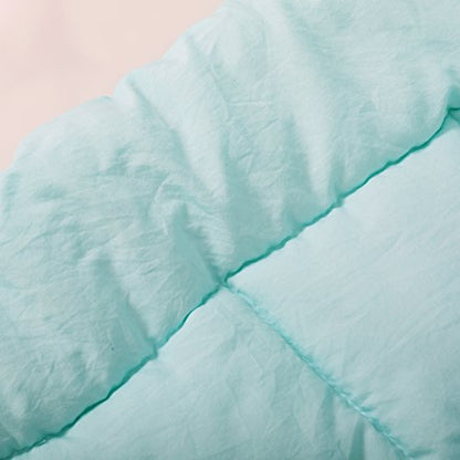  EVOLIVE All Season Pre Washed Soft Microfiber White Goose Down Alternative Comforter With Box Stitching (Mint, Full/Queen)