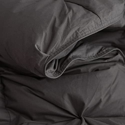  King Size Feather And Down Comforter, 82oz Filling Extra Warm & Thick Heavyweight Pinch Pleat Duvet Insert For Colder Winter, 100% Cotton Cover Fluffy Soft Bedding Comforter