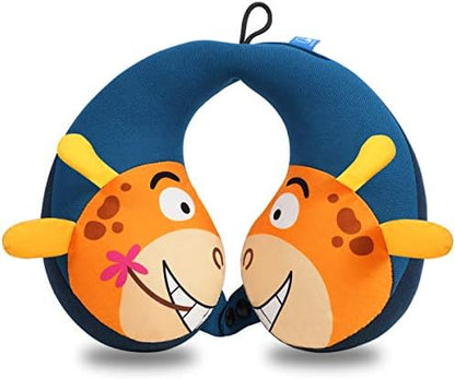  Kids Neck Travel Pillow, Remarkable Head Chin Neck Support U-Shaped Animal Pillows For Child, Toddlers – Relax And Sleep Soundly Anytime Anywhere