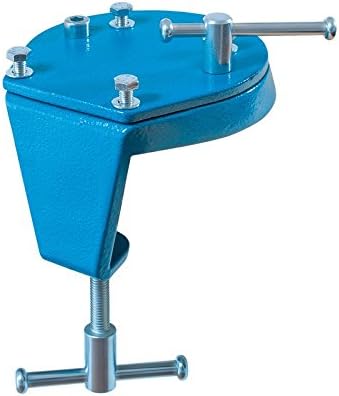  Heuer 119103 Turntable + Table Clamp (Swivel Clamp 2 In 1 Flexible Attachment Weight 1 Kg Table Thickness Vice 10-60 Mm / 100 Mm