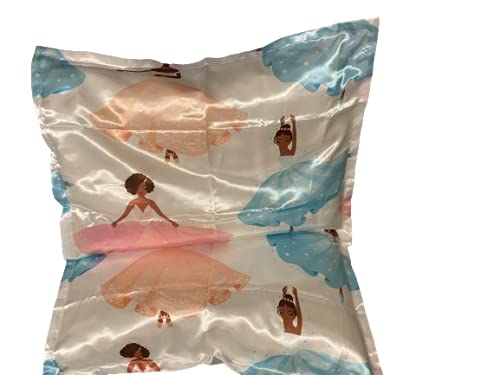  Satin Pillow Case To Retain Hair Moisture (Set Of 2 Queen Pillow Case 20 X 30 Inches)