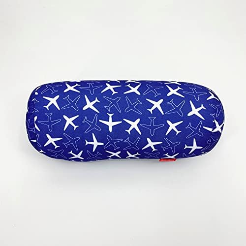  Bookishbunny Microbead Cylindrical Bolster Roll Pillow 14" X 6" (Daisy-Navy)