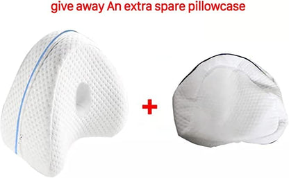  Vertdens Knee Pillow For Side Pillow, Memory Foam Knee Pillow, Suitable For Leg, Back, Knee Pain, Improve Sleep Quality, Side Sleeper Leg Pillow