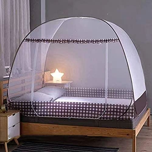  Mosquito Net For Bed L80xW72xH60 Inch Large Folding Mosquito Netting With Net Bottom,Suit For Twin To King Size Bed Pop-Up Mosquito Net Tent For Bed Baby Adults Trip