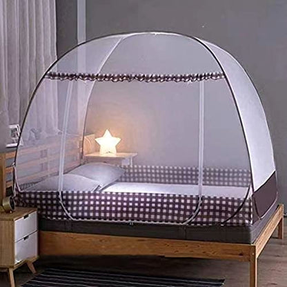  Mosquito Net For Bed L80xW72xH60 Inch Large Folding Mosquito Netting With Net Bottom,Suit For Twin To King Size Bed Pop-Up Mosquito Net Tent For Bed Baby Adults Trip