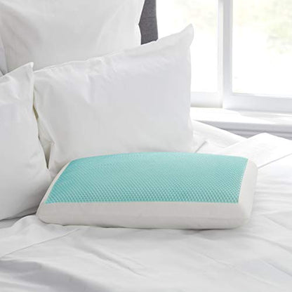 Ealy 8-Inch Full Memory Foam Bed In A Box With CopperChill + Essentials Memory Foam Gel Cooling Pillow Set
