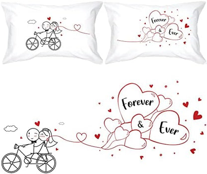  BOLDLOFT Tie The Knot Couple Pillowcases-Wedding Gifts For Bride And Groom,Engagement Gifts For Couple,Bridal Shower Gifts|Bride And Groom Gifts,Newlywed Gifts,New Bride Gifts