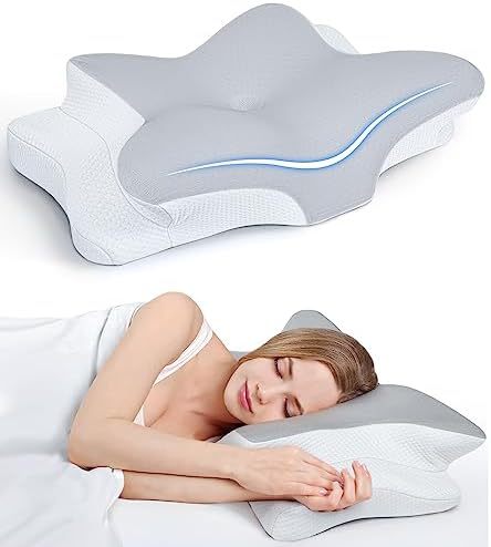  Ultra Pain Relief Cooling Pillow For Neck Support, Adjustable Cervical Pillow Cozy Sleeping, Odorless Ergonomic Contour Memory Foam Pillows, Orthopedic Bed Pillow For Side Back Stomach Sleeper