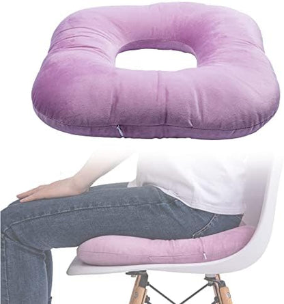  Hshbxd Donut Pillow For Tailbone Pain Relief Cushion, Sciatica Pain Relief Pad For Hemorrhoids, Pregnancy, Prostate And Surgery Recovery, Cushion Suitable For Office, Long Travel, Car And Home Sofa
