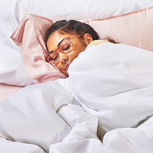  100% Eucalyptus Lyocell Duvet Cover With Corner Ties - Protects And Covers Your Comforter/Duvet Insert, Silky Soft, Cool-to-The-Touch, Naturally-Dyed (White, Full/Queen)