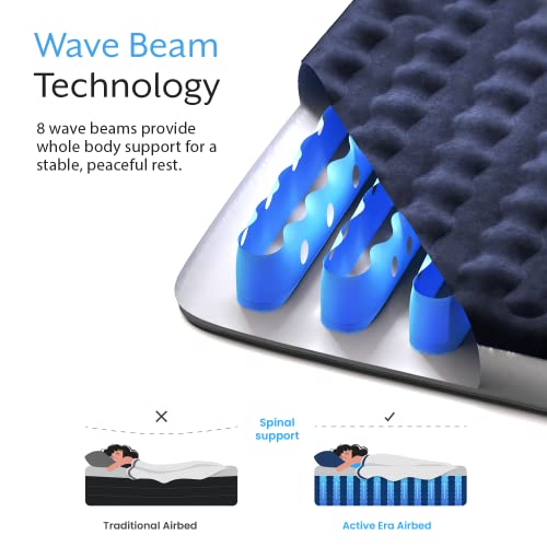  Luxury Camping Air Mattress With Built In Pump - Queen Air Mattress With USB Rechargeable Pump, Travel Bag - Air Mattress For Tent Camping