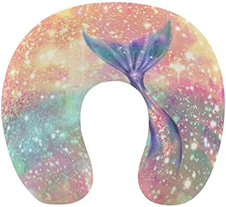  SWEET TANG Chin Supporting Neck Pillow - Memory Foam Video Game Weapon Funny Gamer Black Travel Pillow With Breathable & Comfortable Zip Cover, Machine Washable Airplane Travel Car Sleeping Pillow