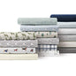  Flannel Sheet Set Cotton Soft Warm & Cozy Modern Chic With Elastic Deep Pockets, Full, Deer Ivory