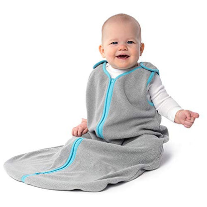  Baby Sleeping Bag Sack - Premium Polar Fleece, Indoor Wearable Blanket - Boys & Girls. Fits Infants, With Convenient Shoulder Straps For Safe & Comfortable Sleep, Mocha, Medium (6-18 Months)