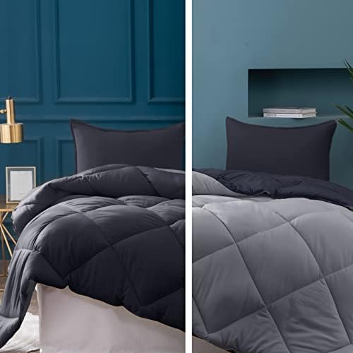  Bedding-Comforter-Set-Duvet-Insert, Soft, Lightweight,Breathable, Blue/Teal, All Season King
