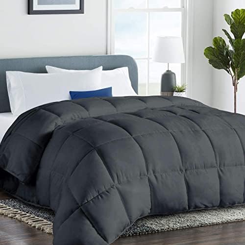  Queen 2100 Series Cooling Comforter Down Alternative Quilted Duvet Insert With Corner Tabs All-Season - Luxury Soft Hotel Comforter - Breathable - Reversible - Machine Washable - White