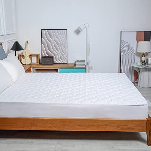  Quilted Waterproof Twin XL Mattress Protector Pad For College Dorm Room Bed Soft Noiseless Fitted Matress Cover With Elastic Pocket