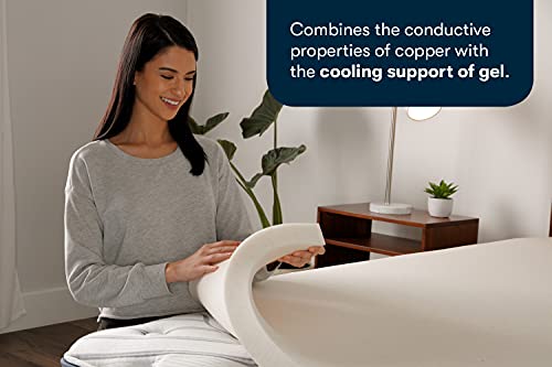  CopperGel 2-in Memory Foam Mattress Topper, Queen