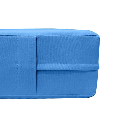  PROLINEMAX Style6 Twin Size 4PC Knife Edge Outdoor Daybed Mattress Bolster Pillow Fitted Sheet Slip Cover ONLY AD102